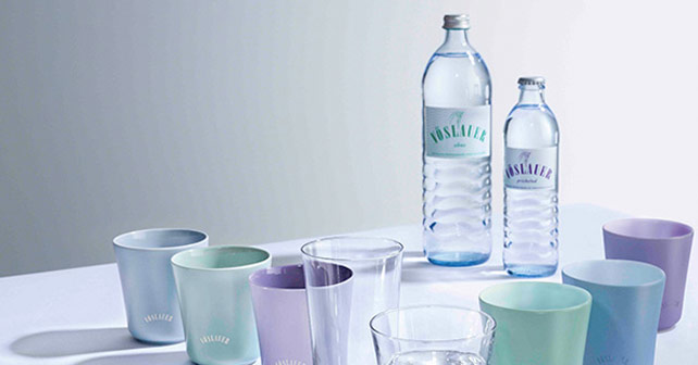 6 VÖSLAUER Gläser Trink-Glas Wasser 0,2 l nicht Geeicht UNBENUTZT