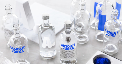 Absolut Vodka Flaschendesign A