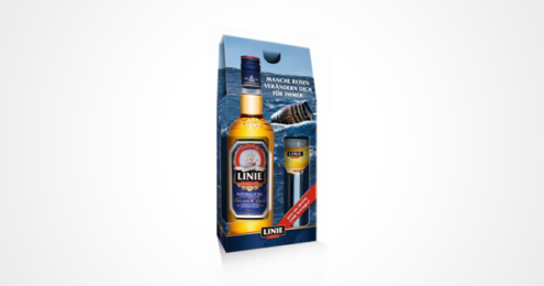 Linie Aquavit Kelchglas