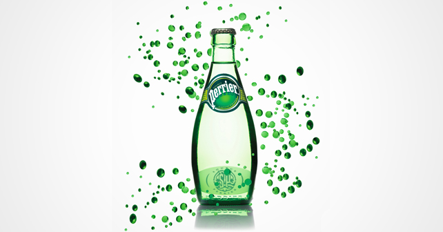 Perrier Flasche