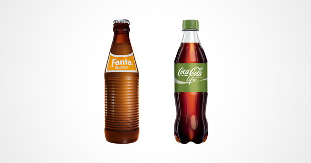 Fanta Klassik Coca-Cola Life Flaschen