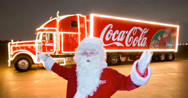 Coca-Cola Weihnachtstruck Santa Claus