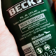 Beck's Flasche Piktogramme