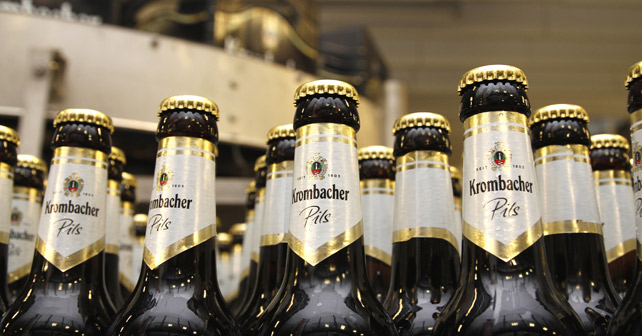 Krombacher Flaschen