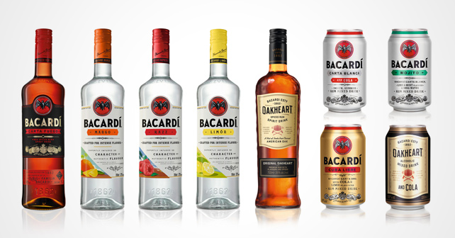 BACARDÍ Neuprodukte Design 2016