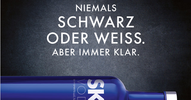 SKYY Vodka Einer Generation weiter Plakat