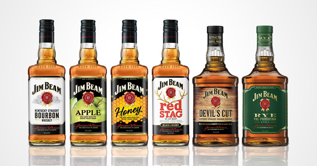 Jim Beam Portfolio Verpackungs-Relaunch