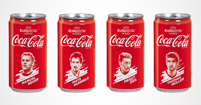 Coca-Cola EM 2016 Sonderedition Dose