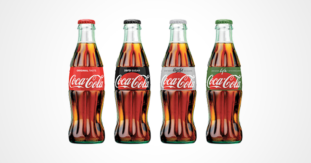 Coca-Cola One Brand Packaging Design Flaschen