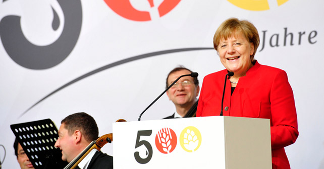 DBB Angela Merkel 500 Jahre Reinheitsgebot Rede