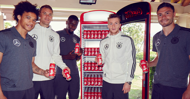 Coca-Cola Fan Fridge Nationalmannschaft