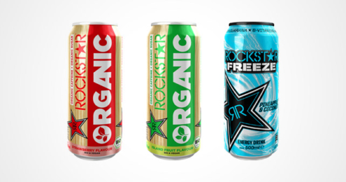 Rockstar Energy Drink Organic Freeze neue Sorten
