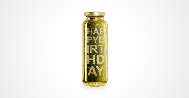 true fruits Limited Edition Gold Happy Birthday