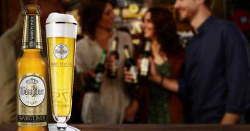 Warsteiner neue Einwegflasche Export