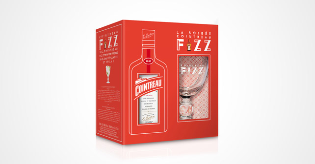 Cointreau Fizz Cocktailglas Onpack