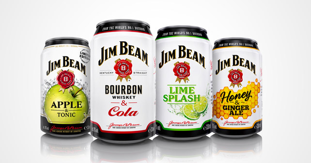 Jim Beam RTD neues Design 2016