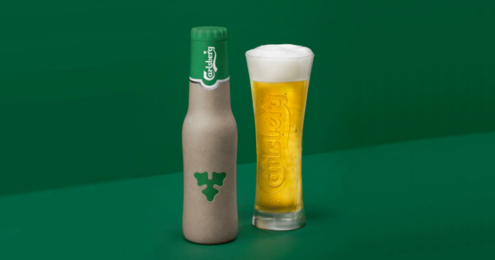 Carlsberg Gewebe-Flasche