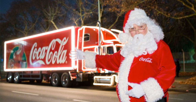 Coca-Cola Truck Santa Claus