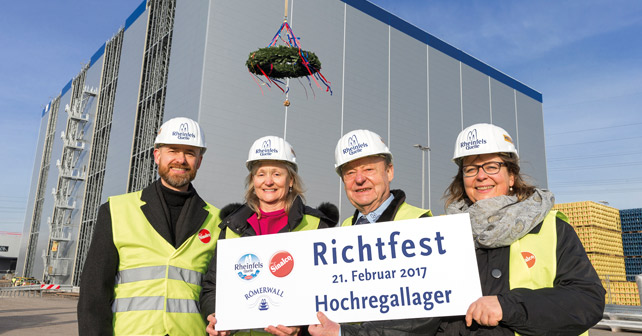 Hövelmann Richtfest Hochregallager