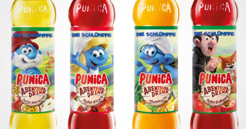 Punica Abenteuer Drink Schlümpfe