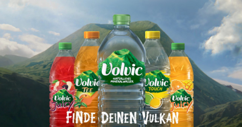 Volvic Kampagne FINDE DEINEN VULKAN