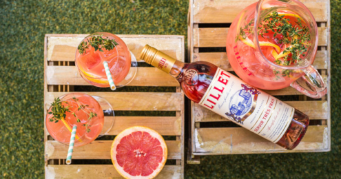 Lillet Sommerdrinks Punsch