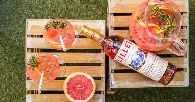 Lillet Sommerdrinks Punsch