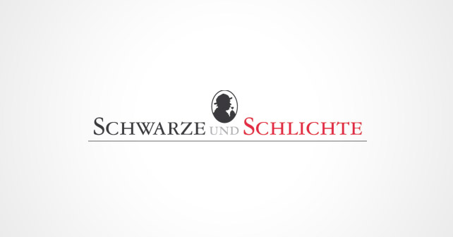 Schwarze und Schlichte Logo