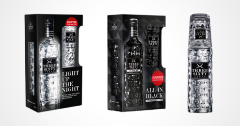 THREE SIXTY VODKA On-Packs