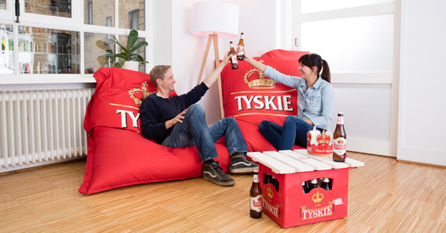 Tyskie Promotion Sitzsack