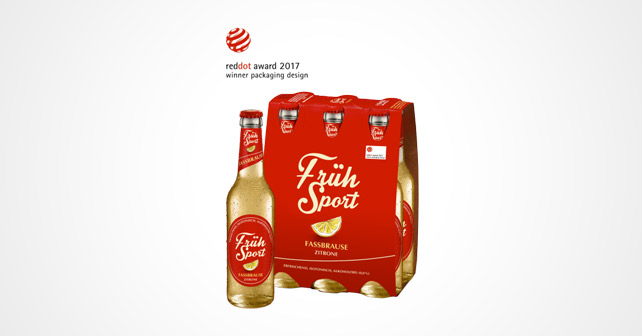 Früh Sport Fassbrause Red Dot Award 2017