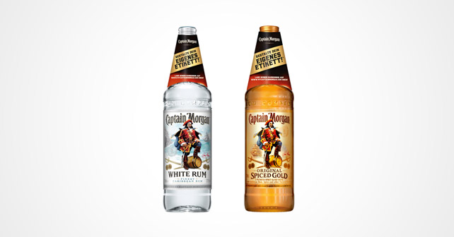 Captain Morgan: personalisierte Etiketten und Kooperationen