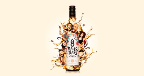 Black Tears Flasche Art