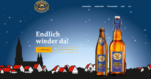 Gold Ochsen neue Website