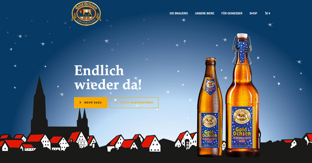 Gold Ochsen neue Website