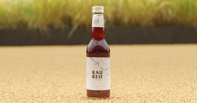 Raureif Flasche neu