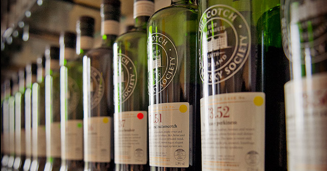 The Scotch Malt Whisky Society Flaschen