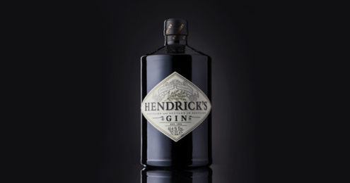 O-I Hendrick's Gin Flasche