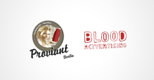 Proviant BLOOD Actvertising Logos