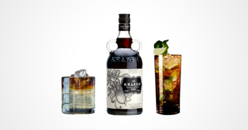 The Kraken Rum Perfect Storm Black Mojito