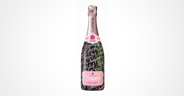 Lanson Rosé Label Valentinstag 2018