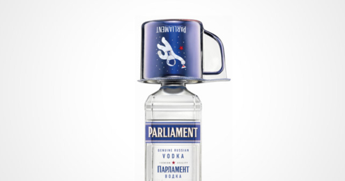 Parliament Vodka Onpack Mule-Becher Kosmonaut