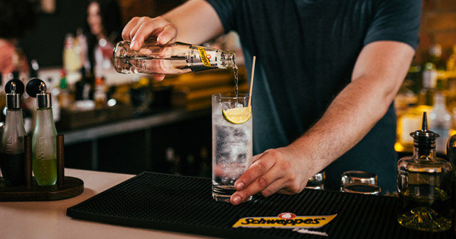 Schweppes Dry Tonic Drink Bartender