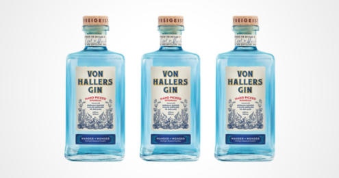 VON HALLERS GIN Flaschen