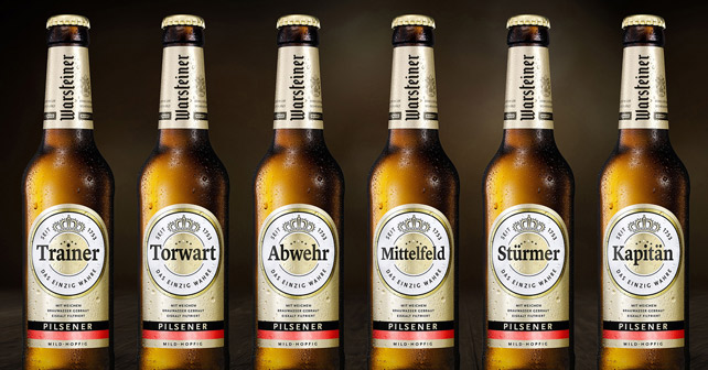 Warsteiner WM-Flaschen 2018