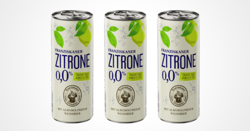 Franziskaner Zitrone 0,0% Dose