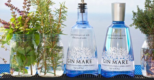 Gin Mare Flaschen Botanicals