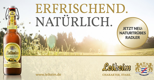 Das Naturtrübe Radler von Leikeim