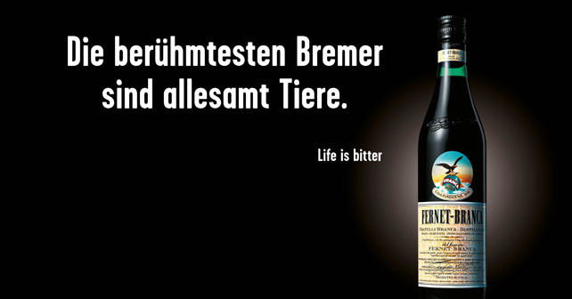 Fernet-Branca Kampagne Bremer Tiere