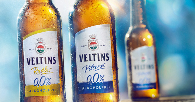 Absolut kein Alkohol, mehr Biergeschmack: Veltins Pilsener und Radler 0,0  Vol. %